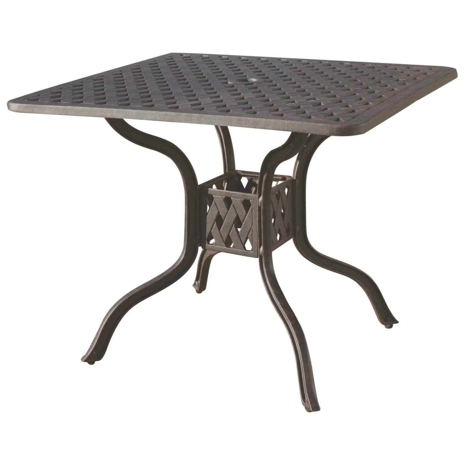 Ocean View 5 Pc Cast Aluminum Dining Set 36 Inch Square Series 30 Table in