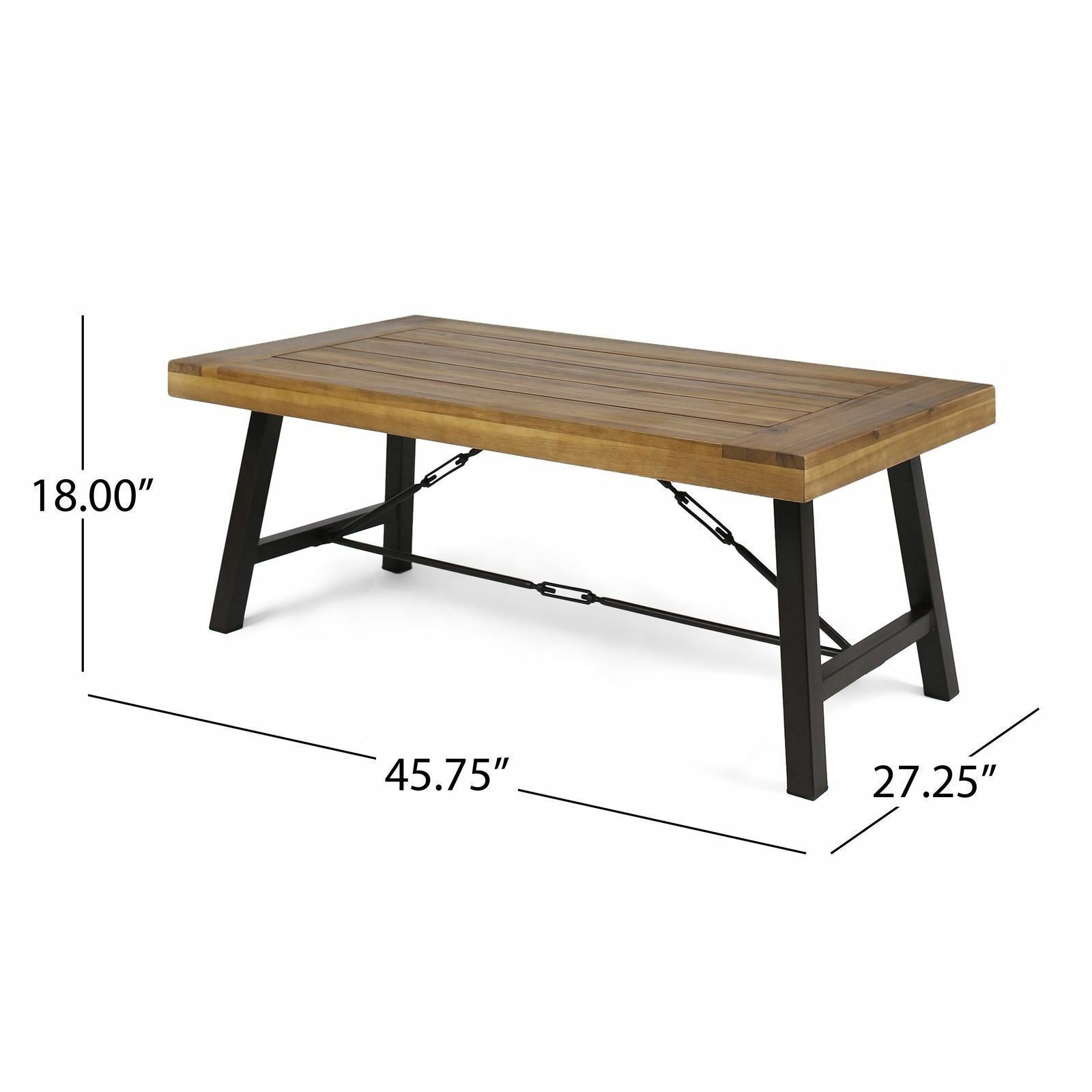 Easter Outdoor Acacia Wood Coffee Table, Teak
