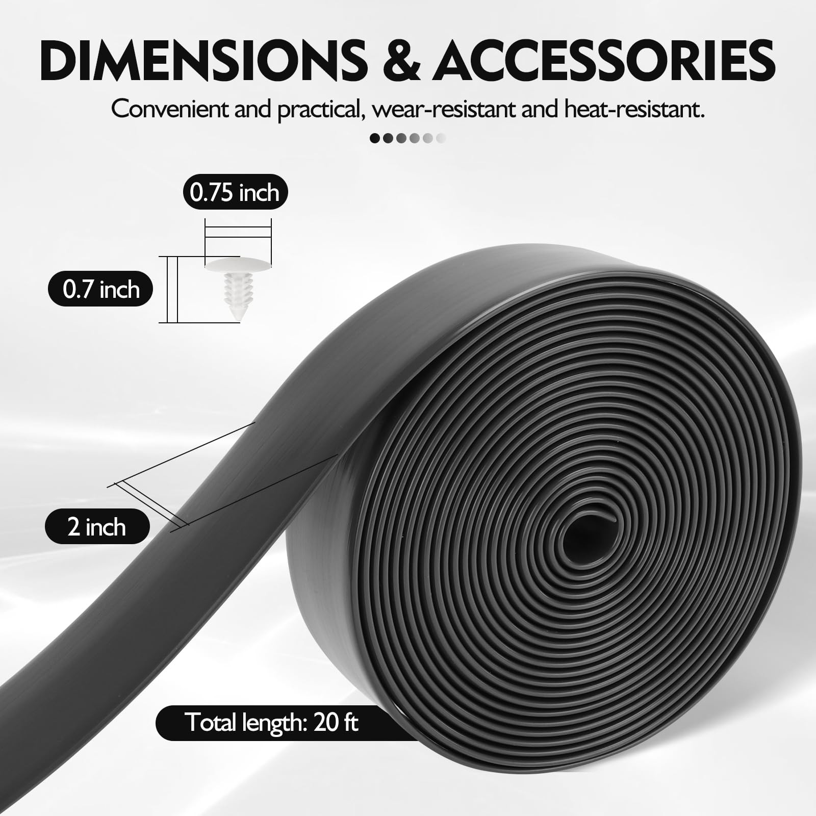 2″ Wide 20ft Long Vinyl Straps for Patio Chairs Repair DIY + 20 Rivets, Strap…