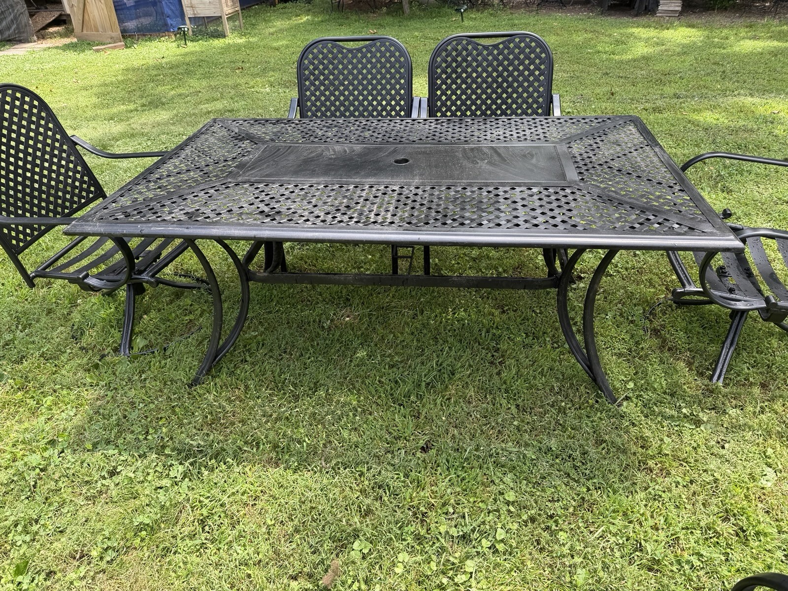 Hampton Bay Patio Set Table & 6 Chairs