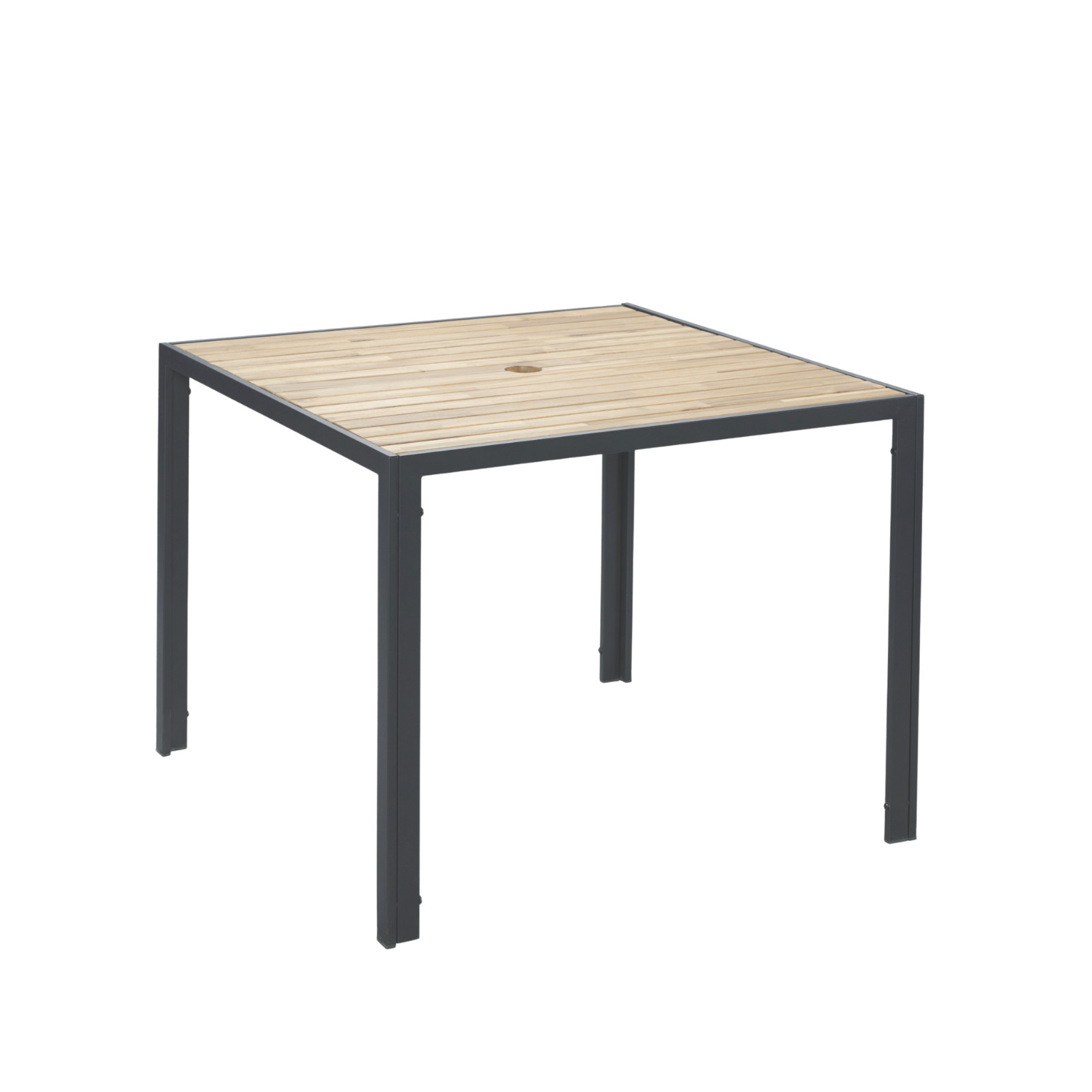 All Weather 5-Piece Patio Dining Table Sets, Patio Conversation Set Wood Table