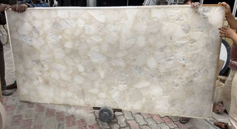 Premium White Quartz Kitchen Countertop – Elegant Modern Worktop for Luxury Home
