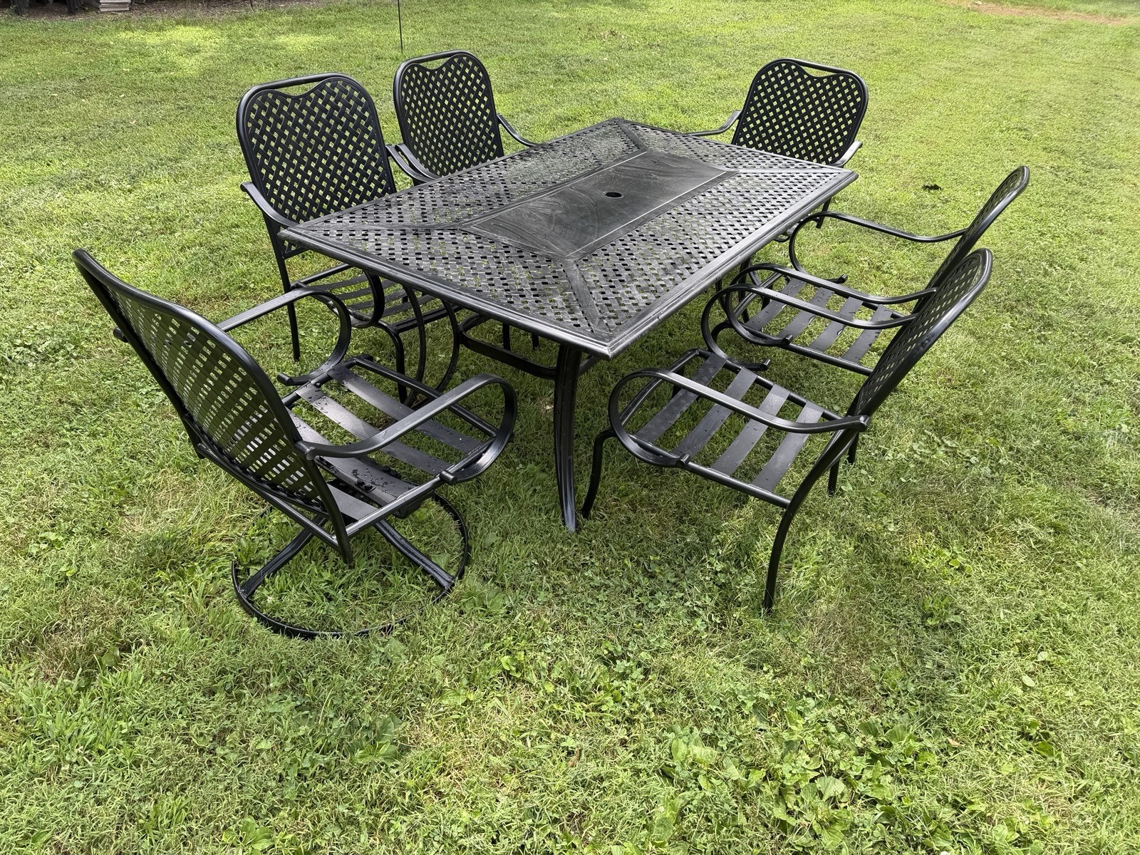 Hampton Bay Patio Set Table & 6 Chairs