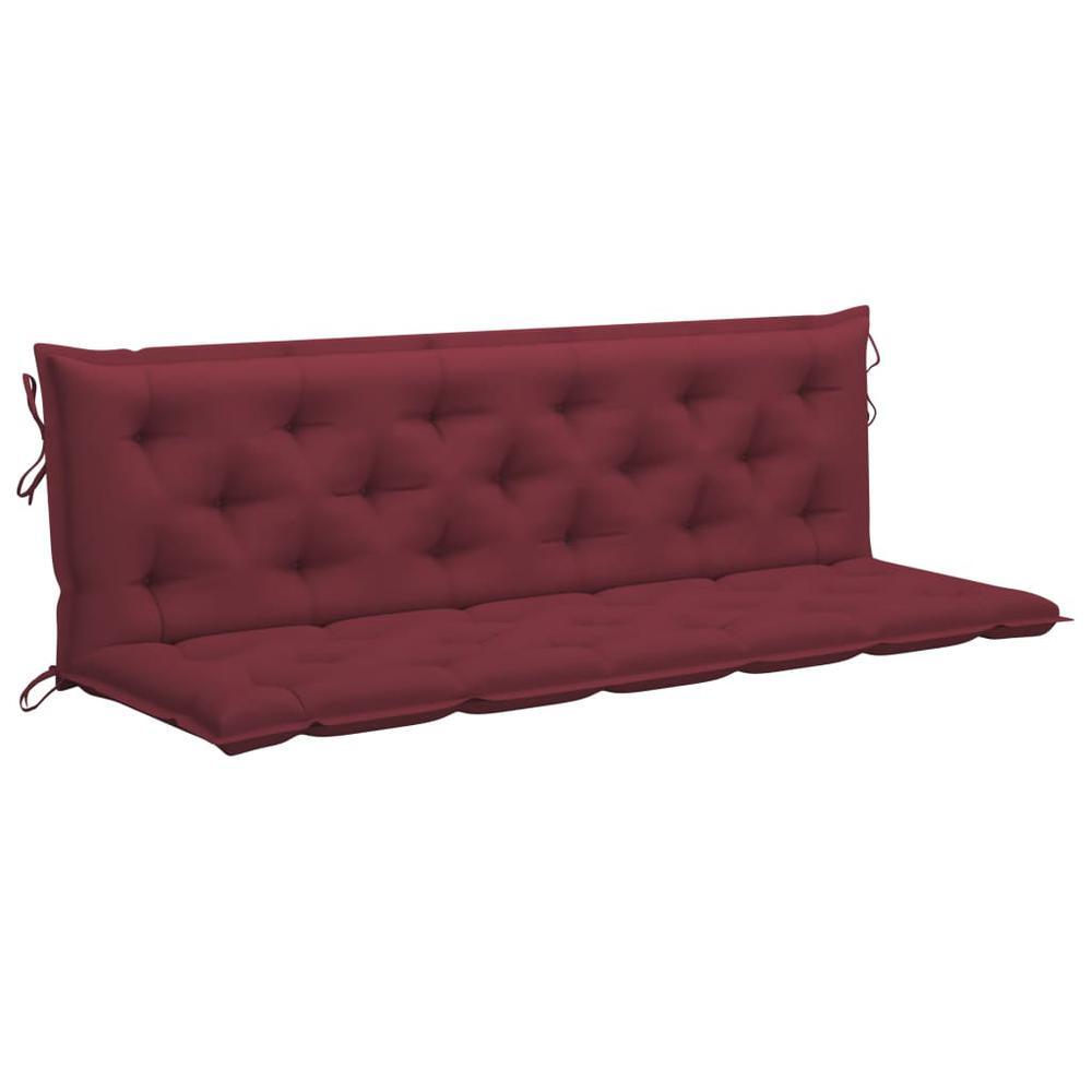 vidaXL Cushion for Swing Chair Wine Red 70.9″ Fabric, 315037