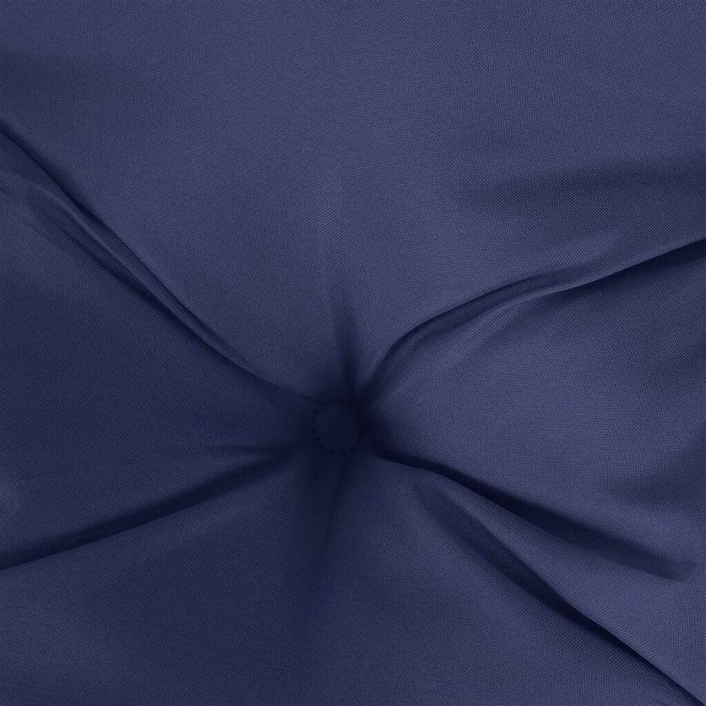 Garden Bench Cushions 2pcs Navy Blue 39.4″x19.7″x2.8″ Oxford Fabric