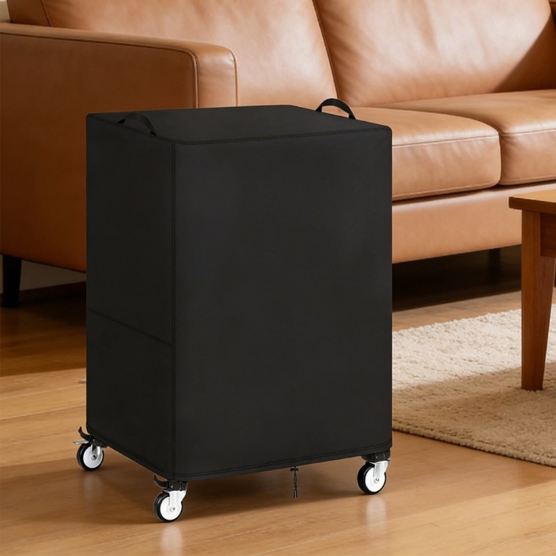 Adjustable Presentation Cart Cover With Double Handles and Drawstring Closure