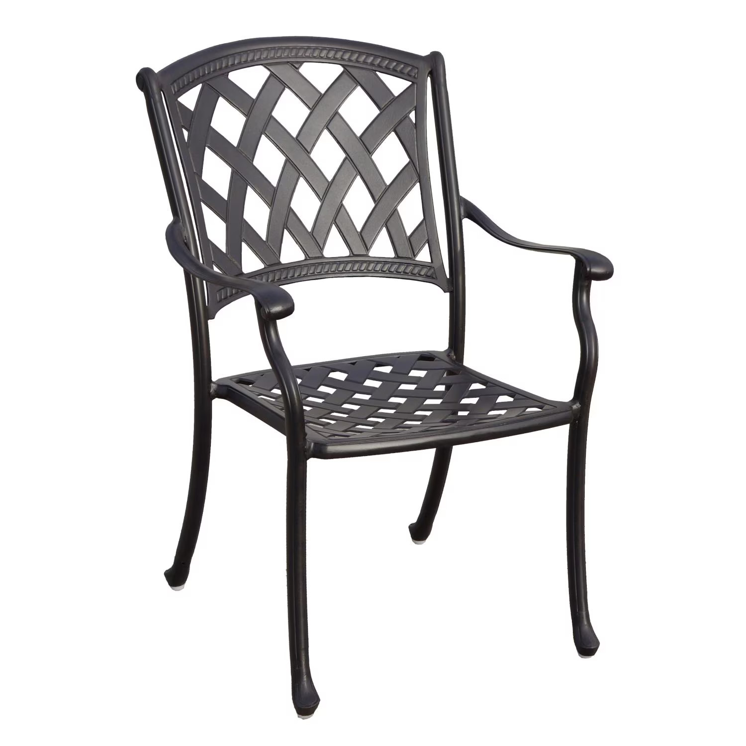 Ocean View 5 Pc Cast Aluminum Dining Set 36 Inch Square Series 30 Table in