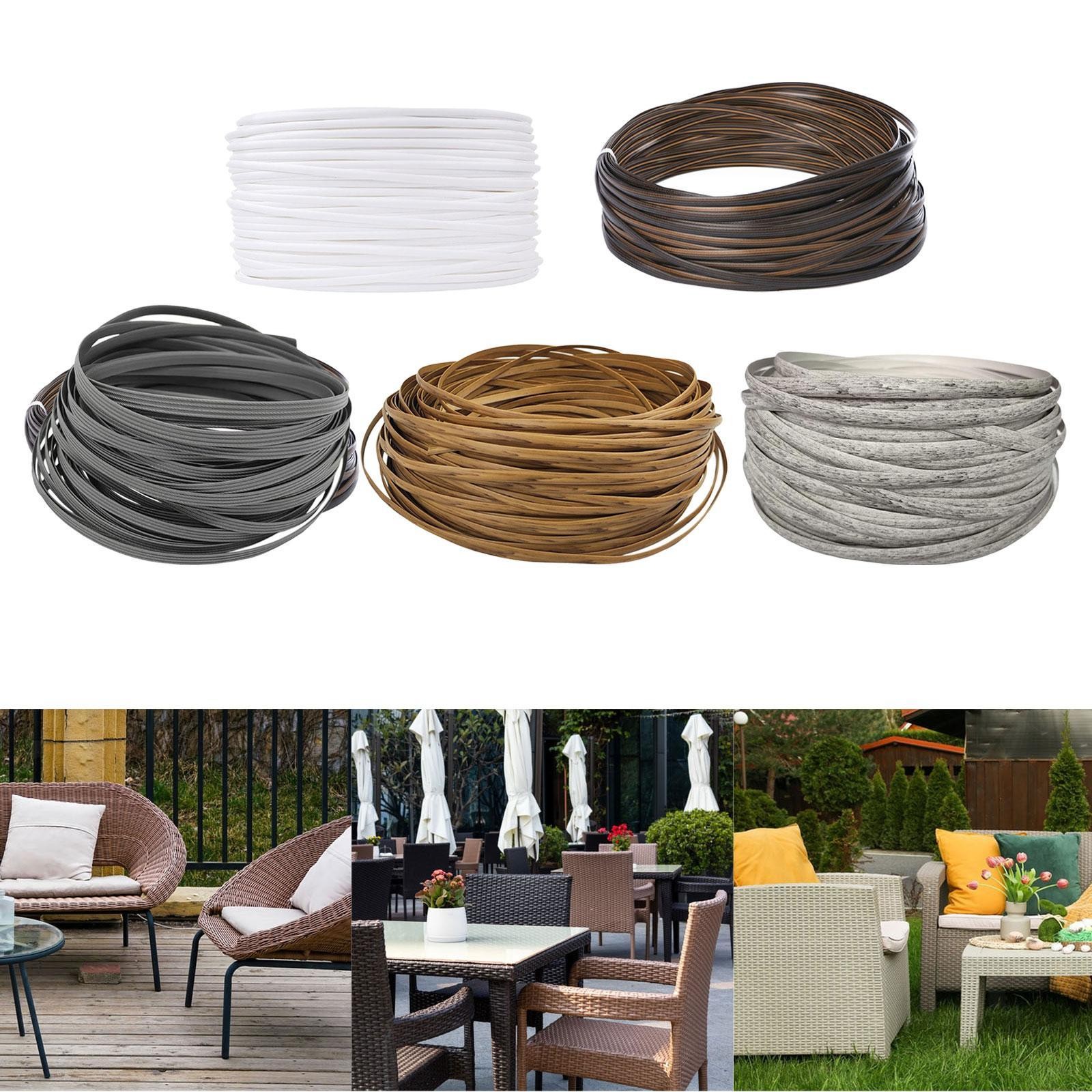 120 ft Wicker Repair Kit Multipurpose Weaving Material for Table Patio Sofa