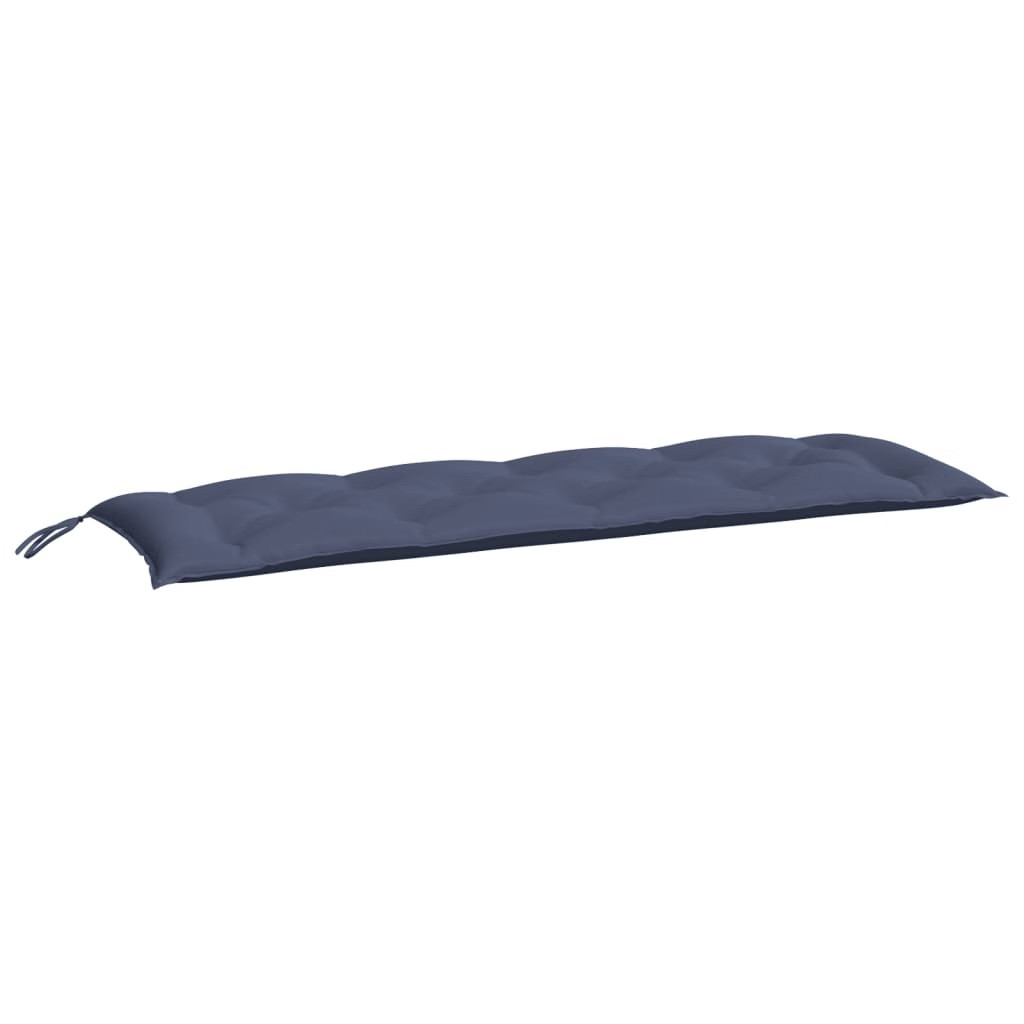 Garden Bench Cushions 2pcs Navy Blue 59.1″x19.7″x2.8″ Oxford Fabric