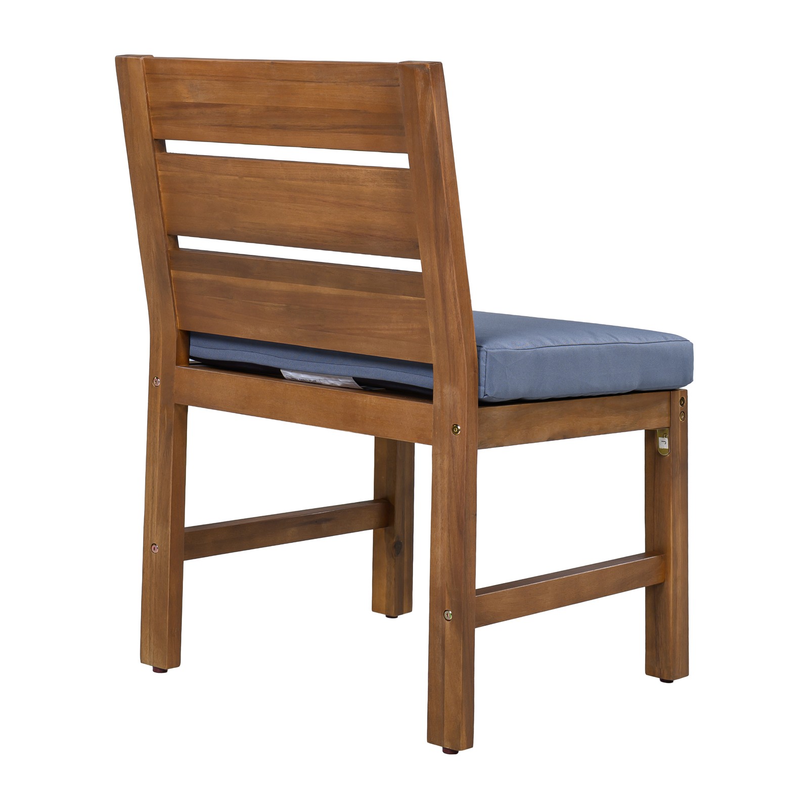 Farmhouse Acacia Wood 5-Piece Outdoor Patio Dining Set for 4