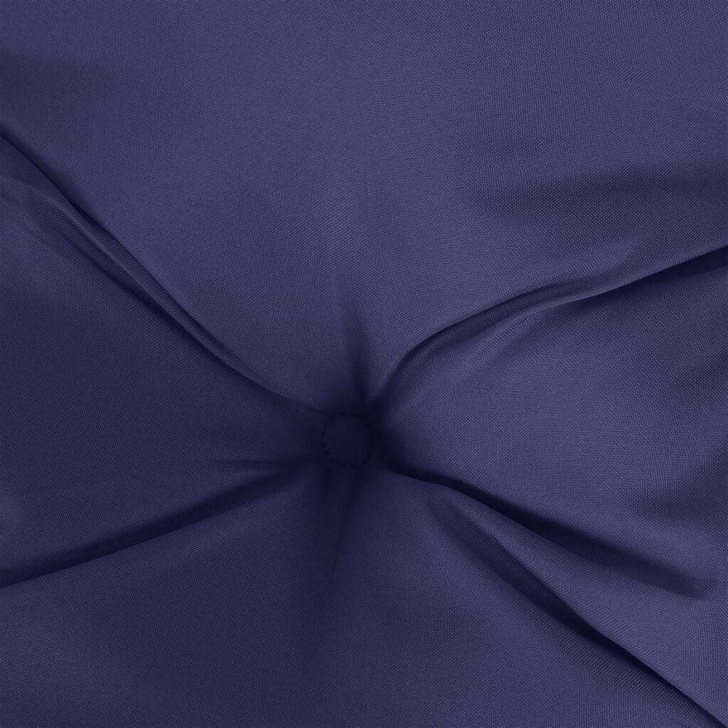 Garden Bench Cushions 2pcs Navy Blue 59.1″x19.7″x2.8″ Oxford Fabric