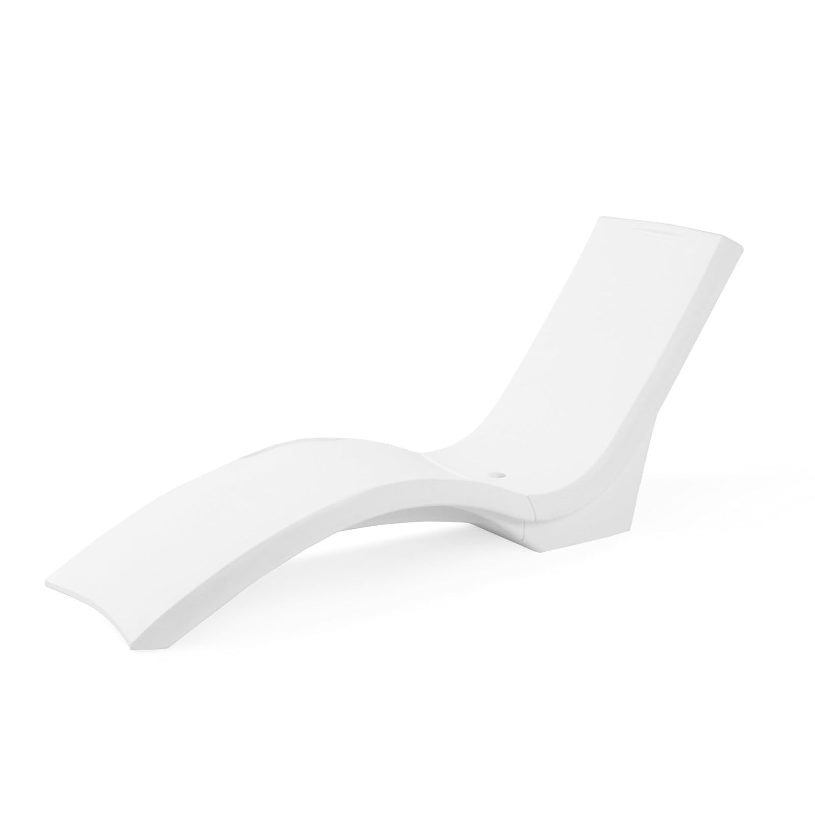 Step2 In Pool Stool 33 Inch Waterproof Patio Bar Stool White