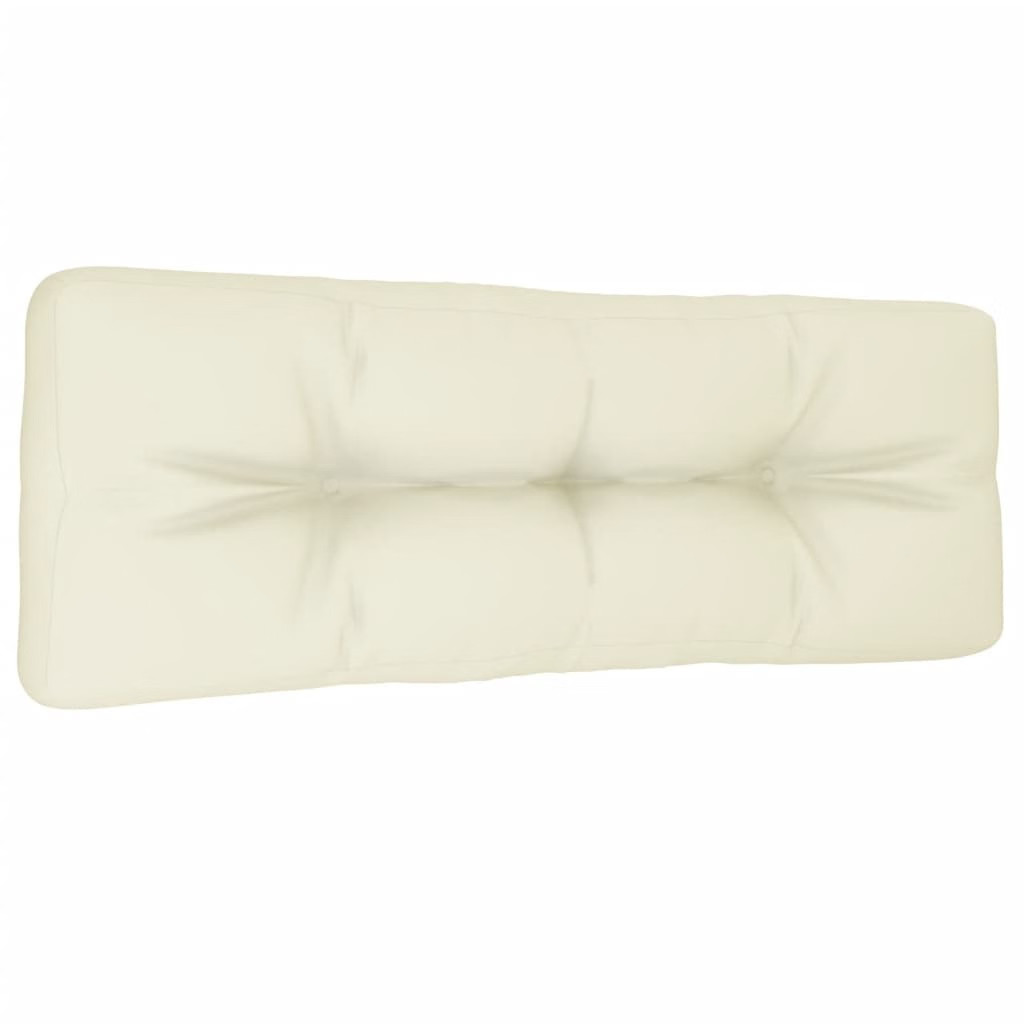 Pallet Cushion Cream 47.2″x15.7″x4.7″ Fabric