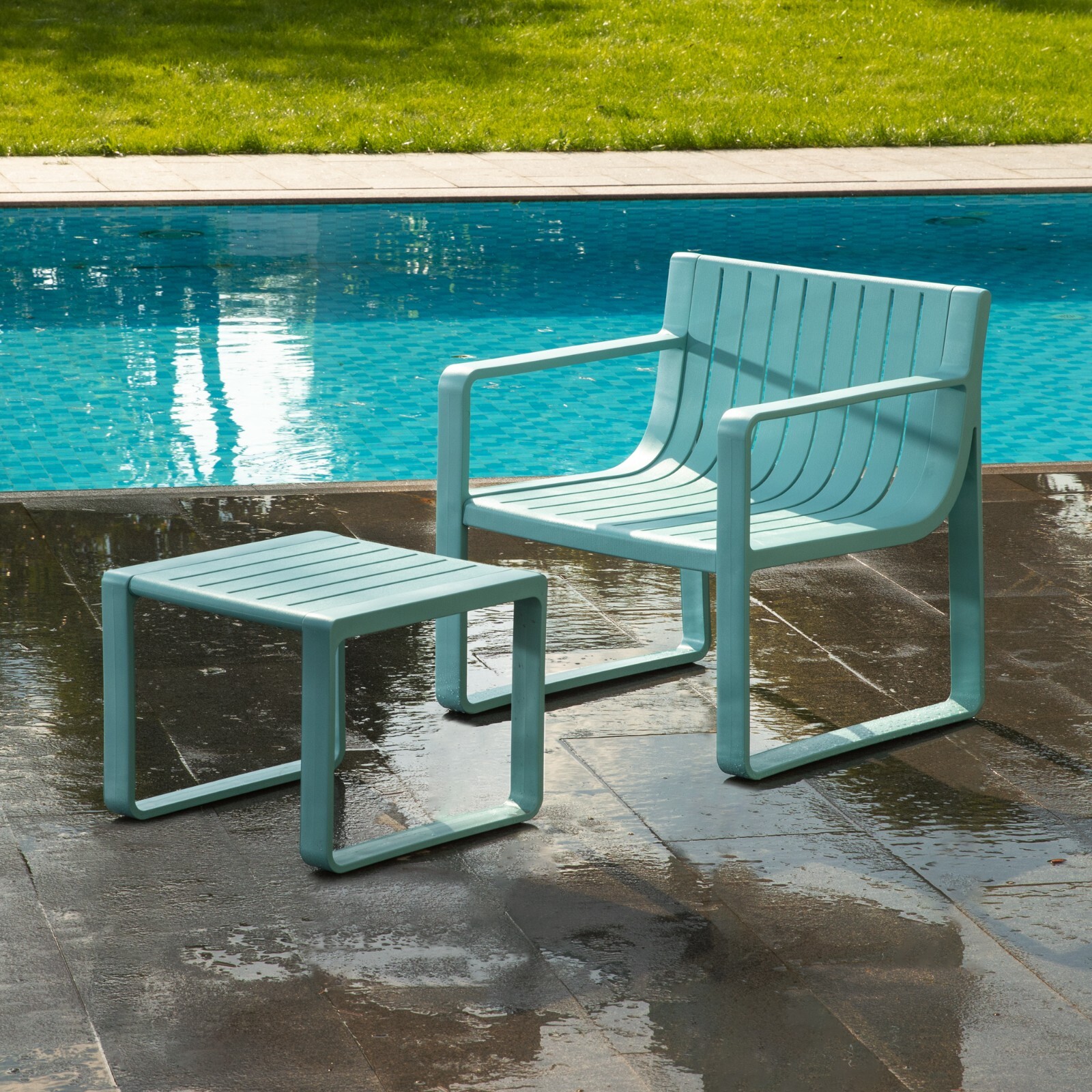 Werph Patio Furniture Set, 2 Pieces Outdoor Furniture Patio Table and Chairs Set