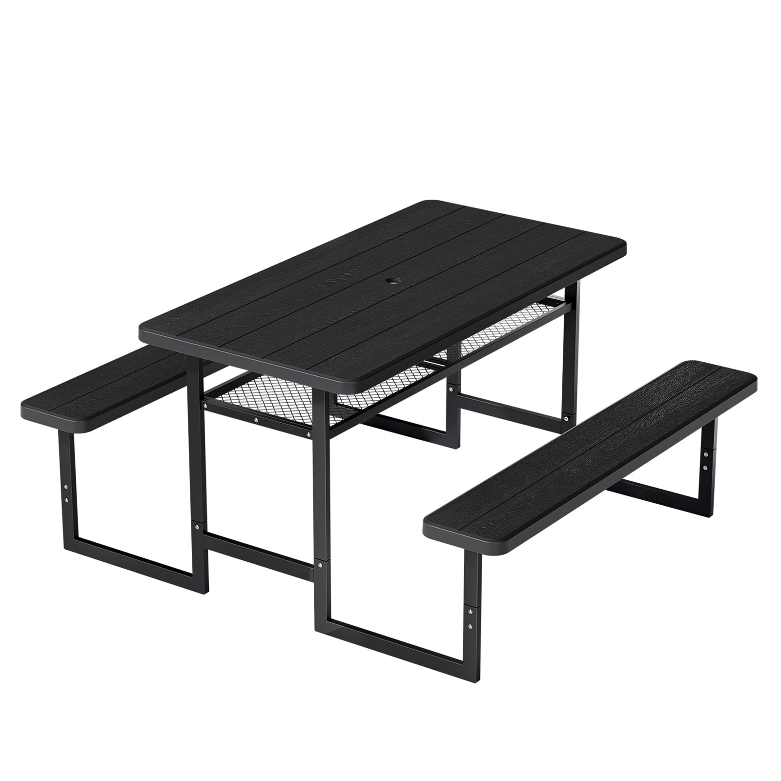 Picnic Table Bench Set 4.5/6FT for Outdoor Camping, Garden Yard Furniture